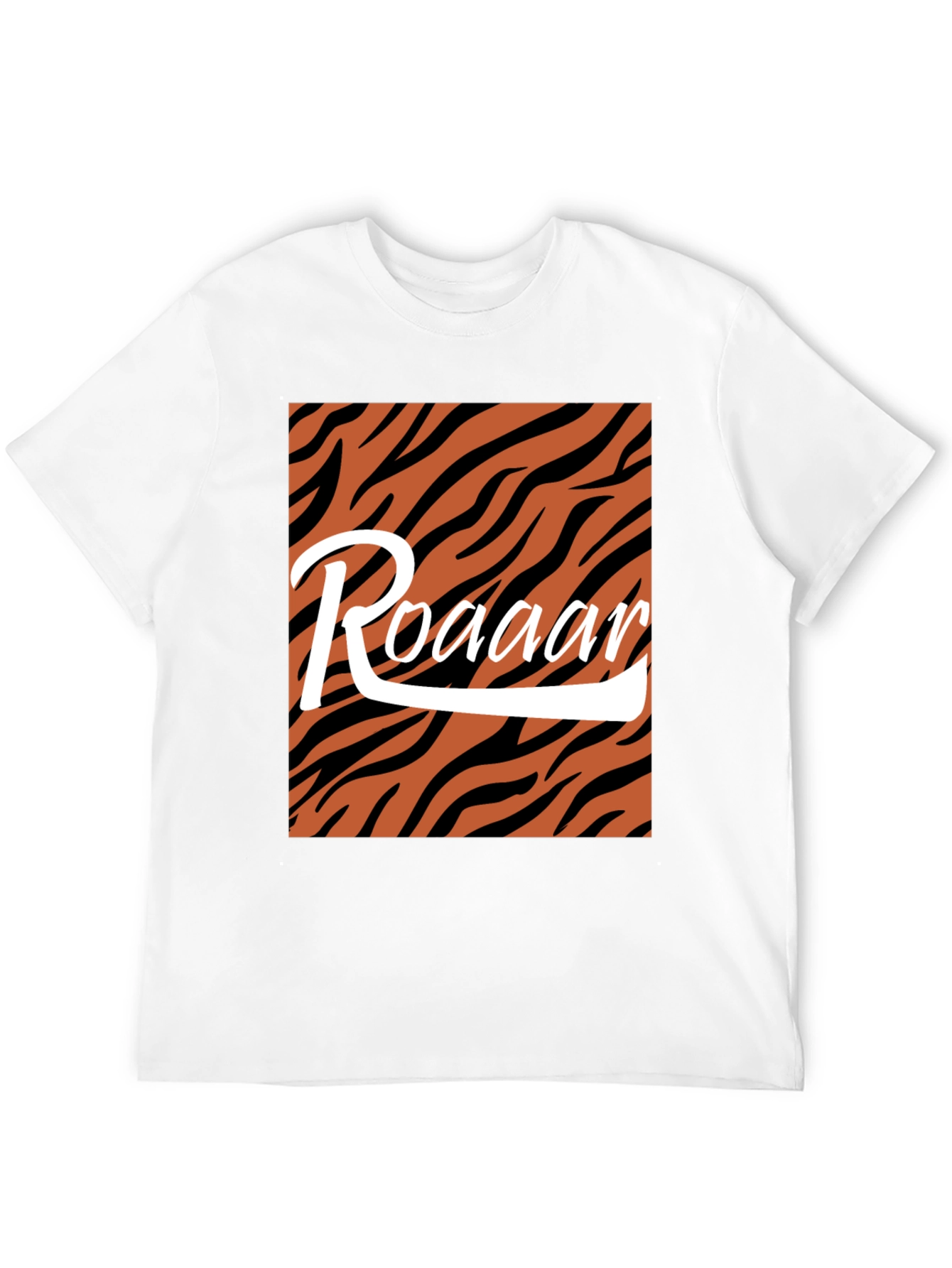 Roaar Tiger Stripe Graphic Tee