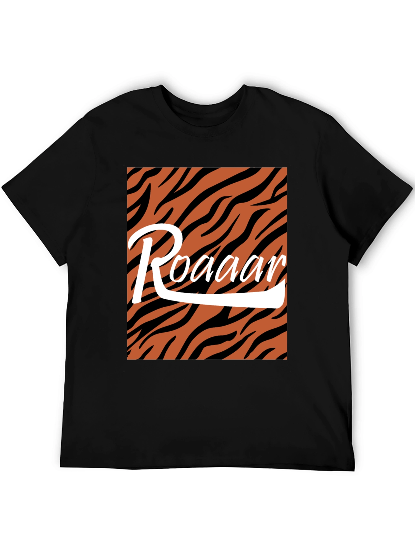 Roaar Tiger Stripe Graphic Tee