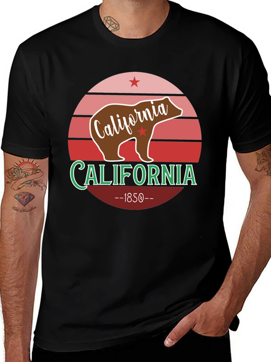 California Bear Graphic Tee - Vintage State Pride