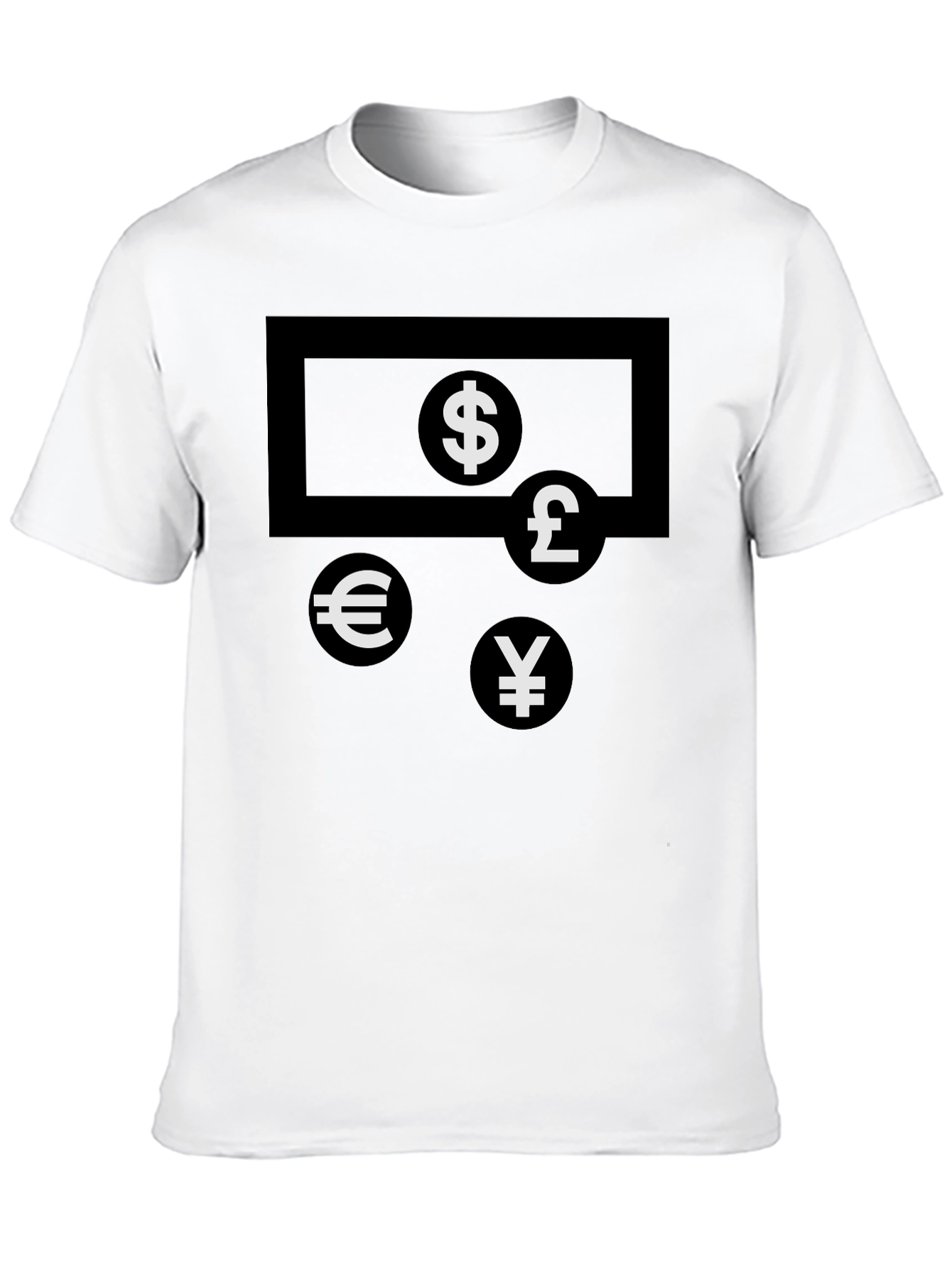 Currency Symbols T-Shirt - Black
