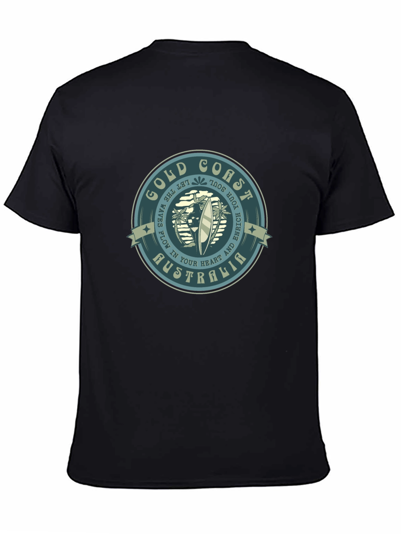 Gold Coast Australia T-Shirt Surf Design