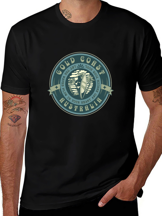 Gold Coast Australia T-Shirt Surf Design