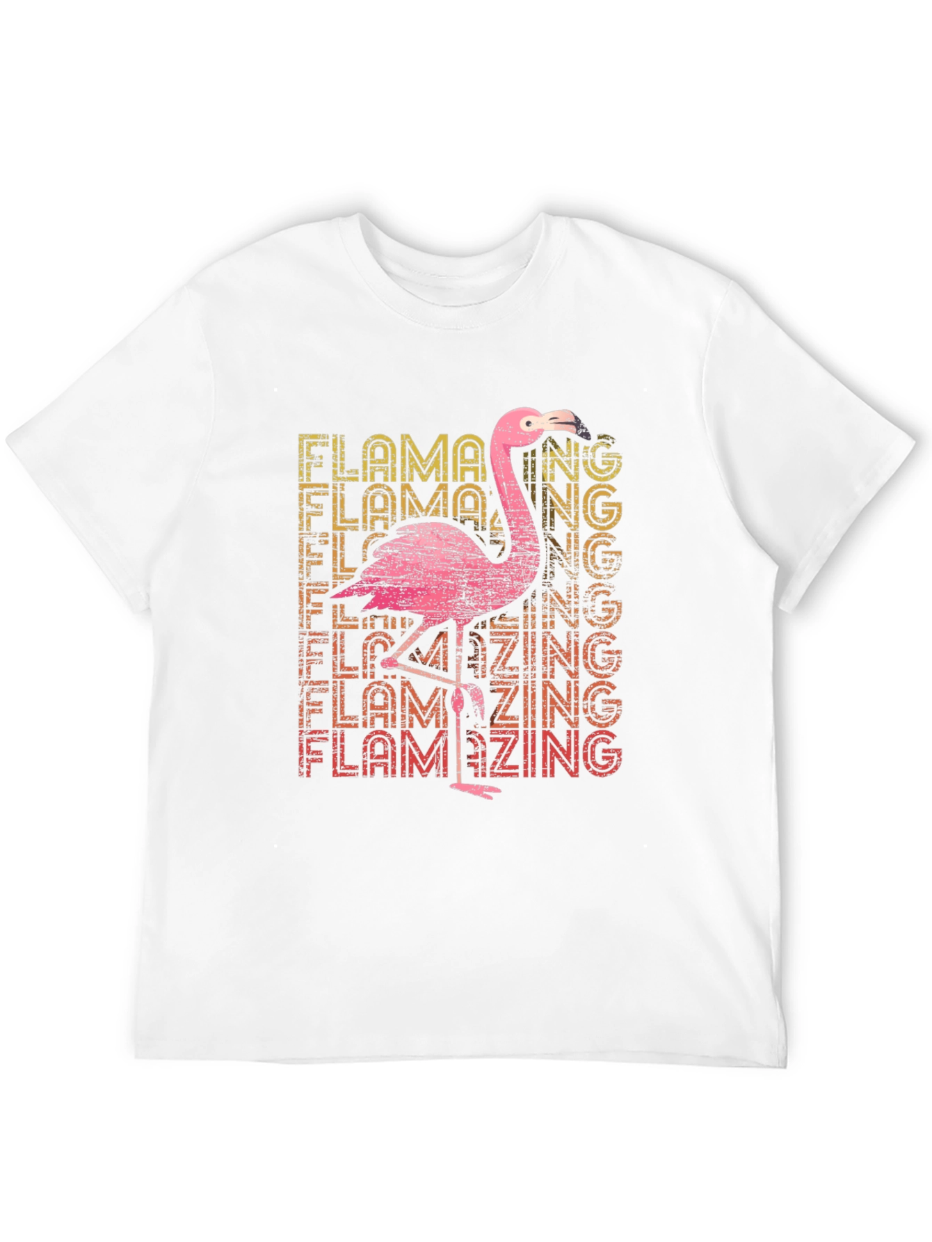 Flamazing Flamingo Graphic Tee - Black
