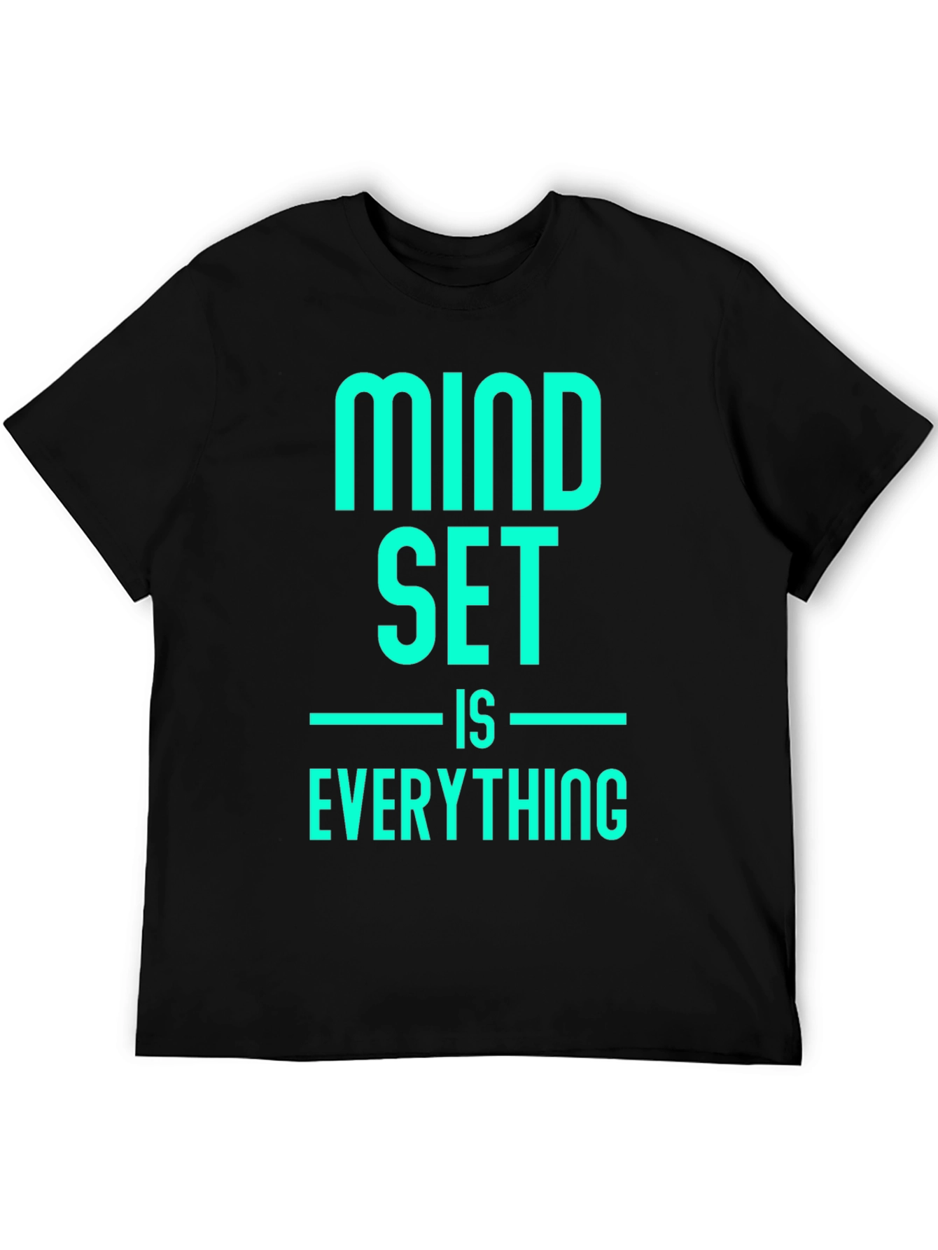 Mindset Is Everything Black Graphic Tee