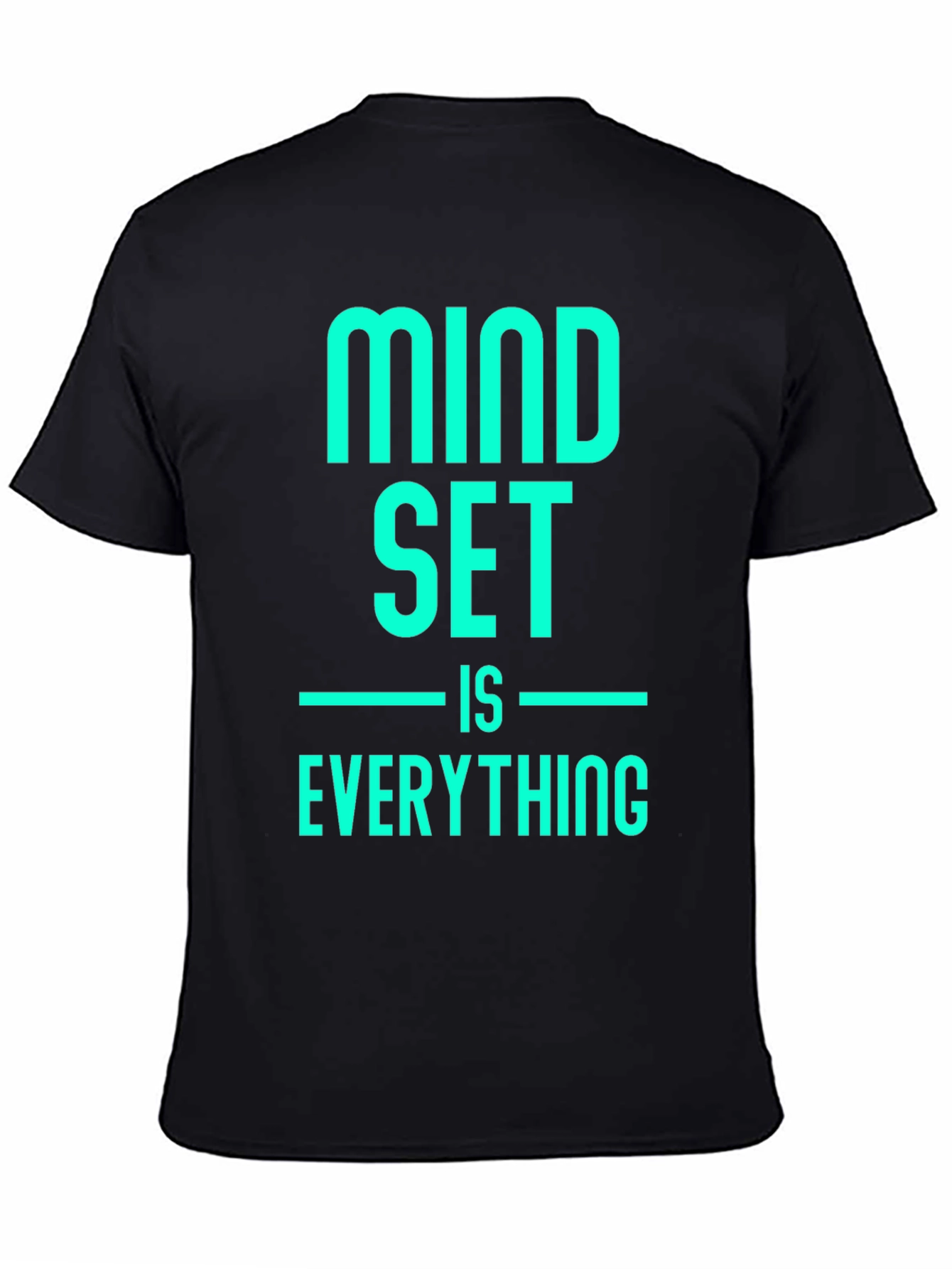 Mindset Is Everything Black Graphic Tee