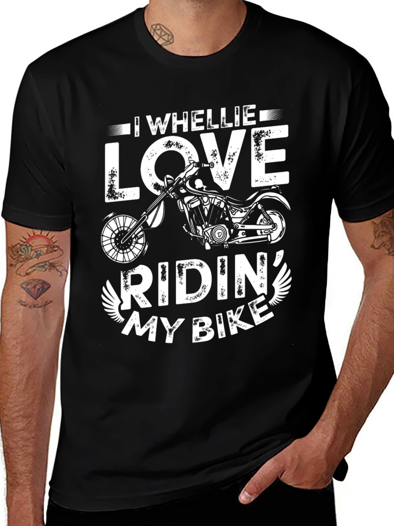 I WHEELIE LOVE Riding My Bike Tee