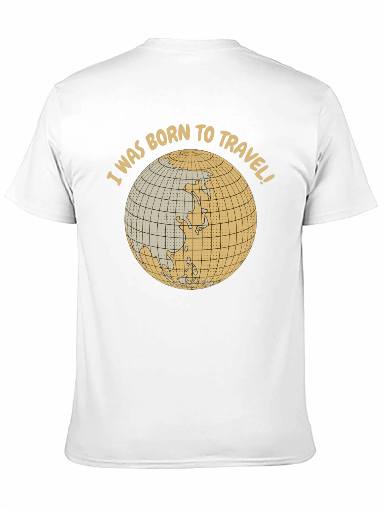 Born to Travel Globe Graphic T-Shirt