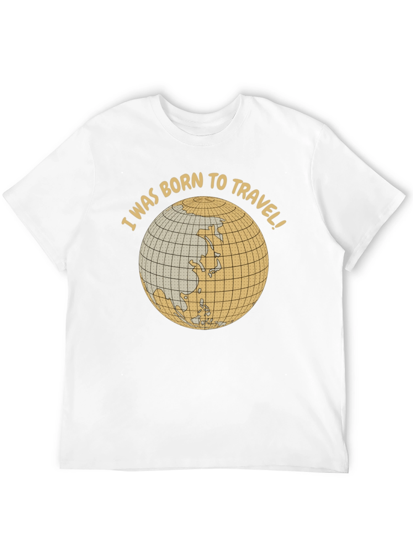 Born to Travel Globe Graphic T-Shirt