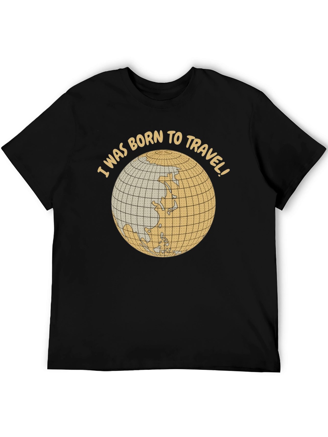Born to Travel Globe Graphic T-Shirt