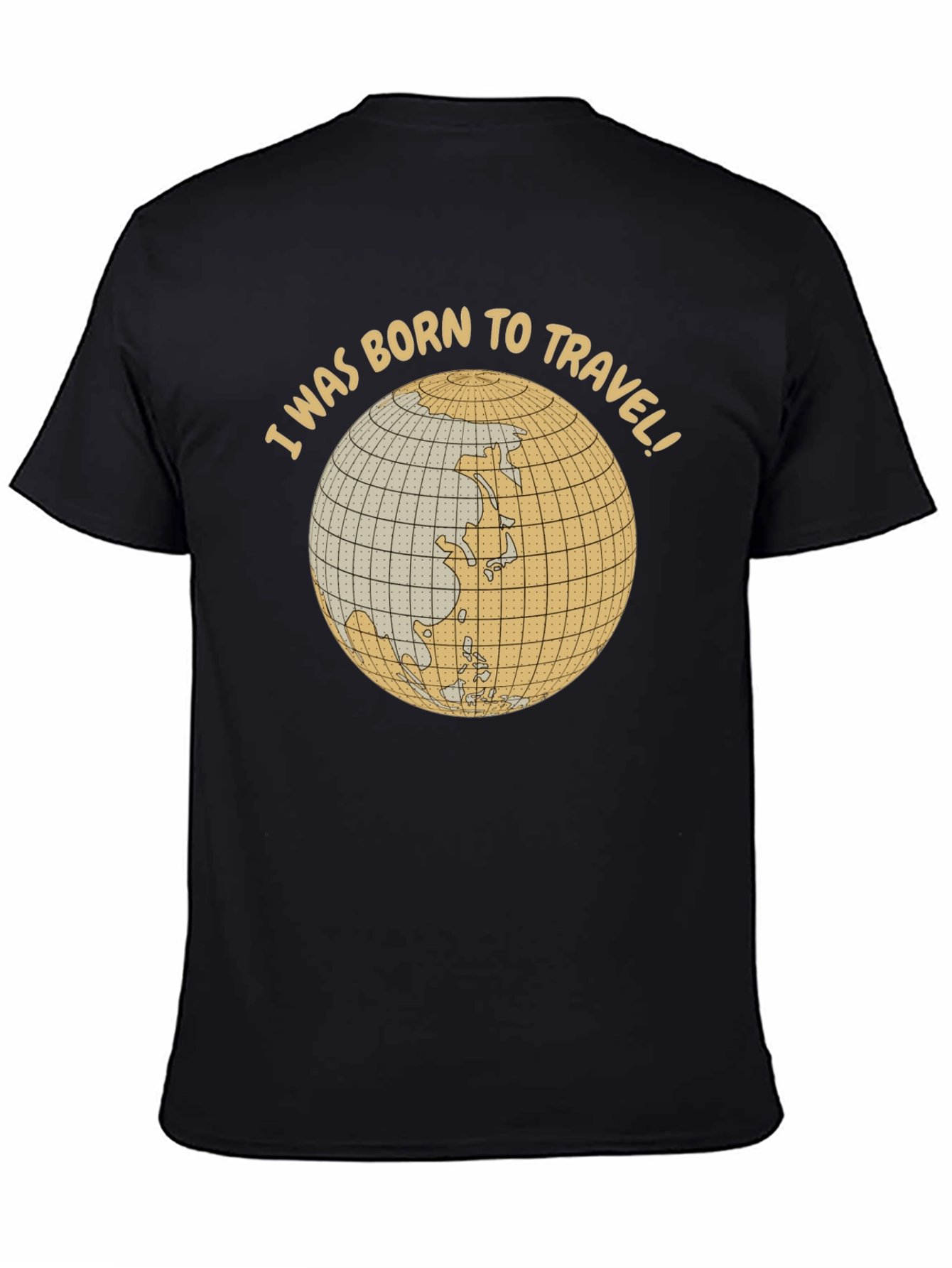 Born to Travel Globe Graphic T-Shirt