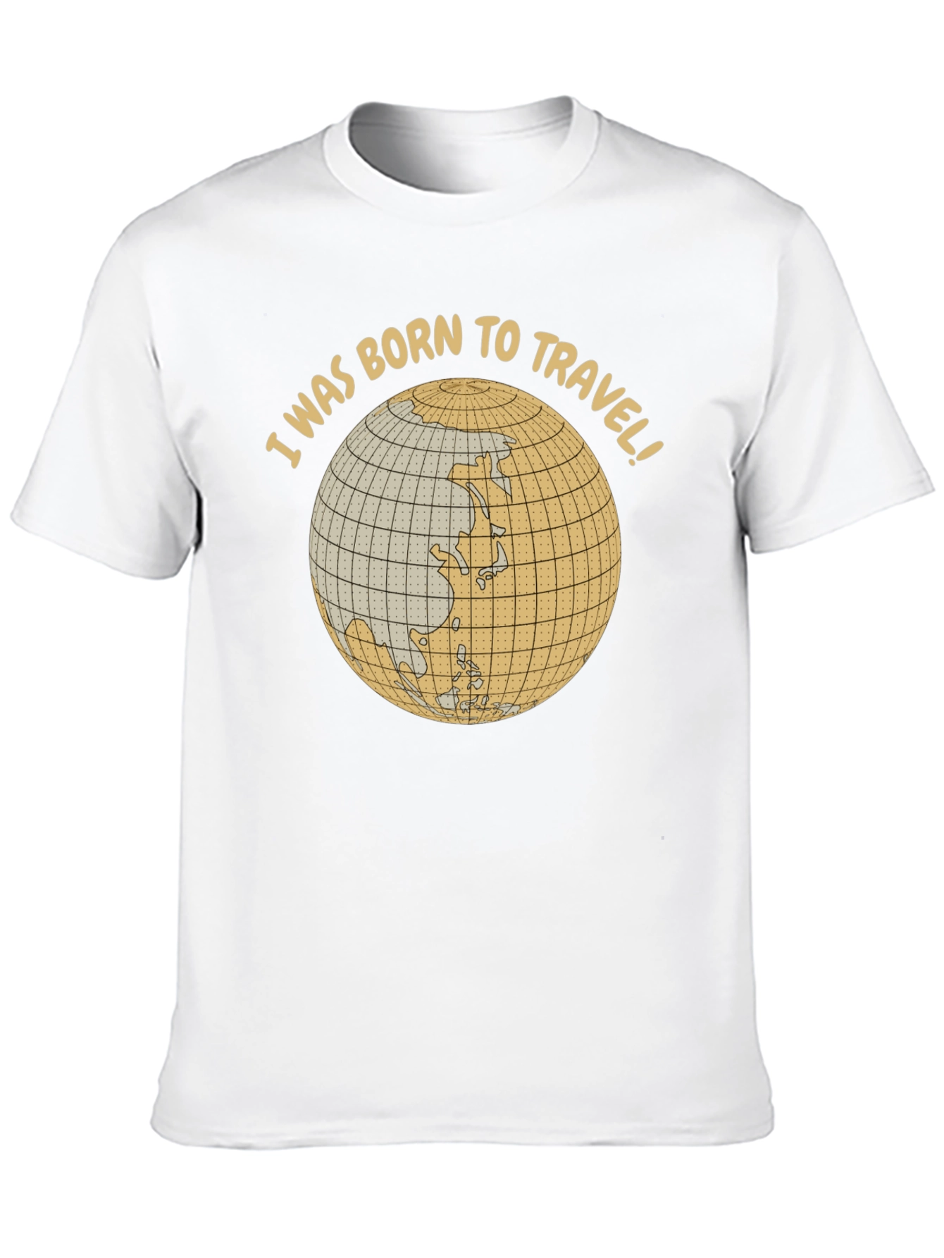 Born to Travel Globe Graphic T-Shirt
