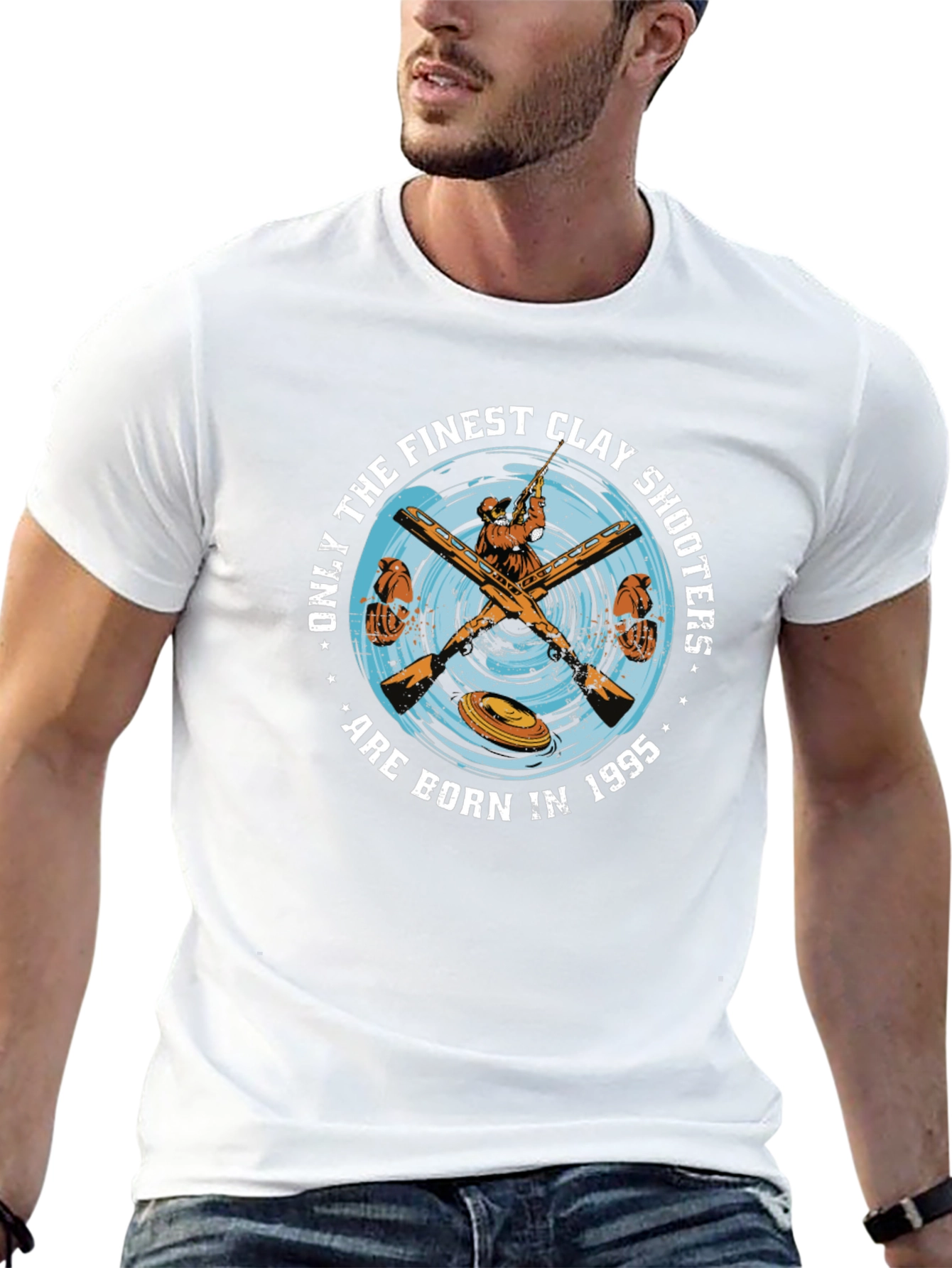 Finest Clay Shooters Born in 1995 Black T-Shirt