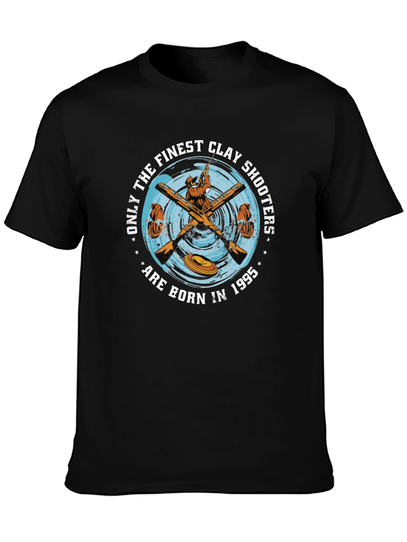 Finest Clay Shooters Born in 1995 Black T-Shirt