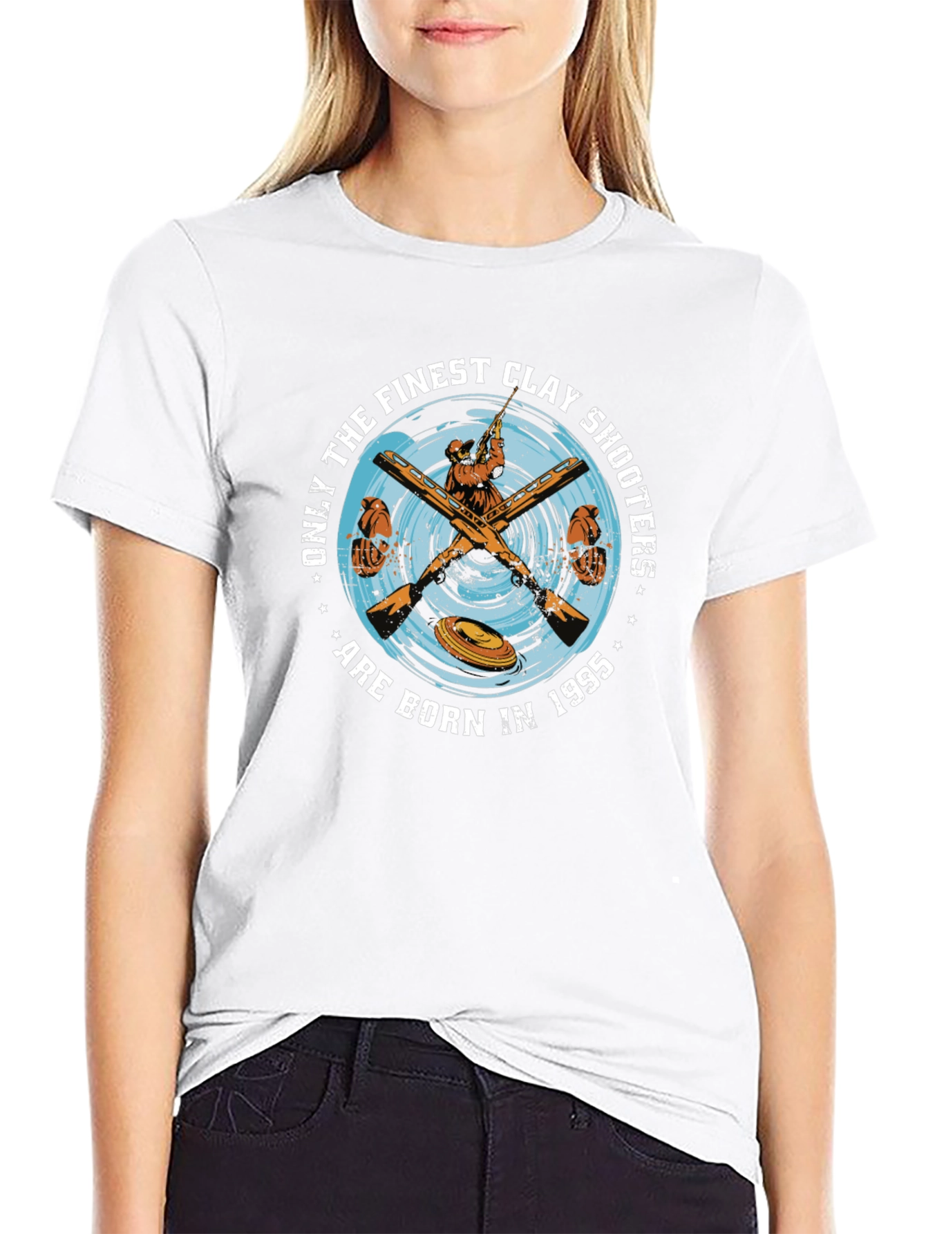 Finest Clay Shooters Born in 1995 Black T-Shirt