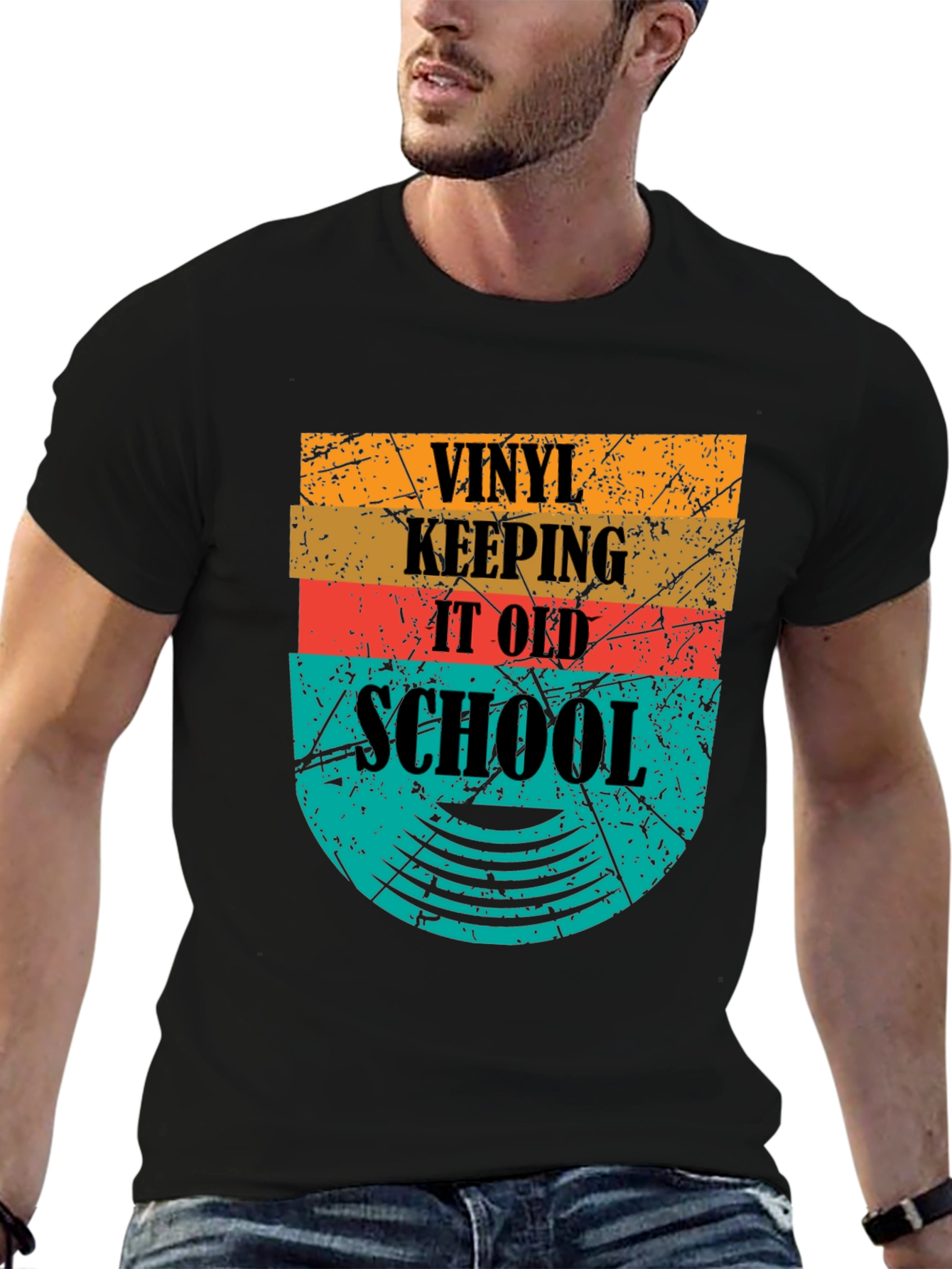 Vinyl Keeping It Old School Tee