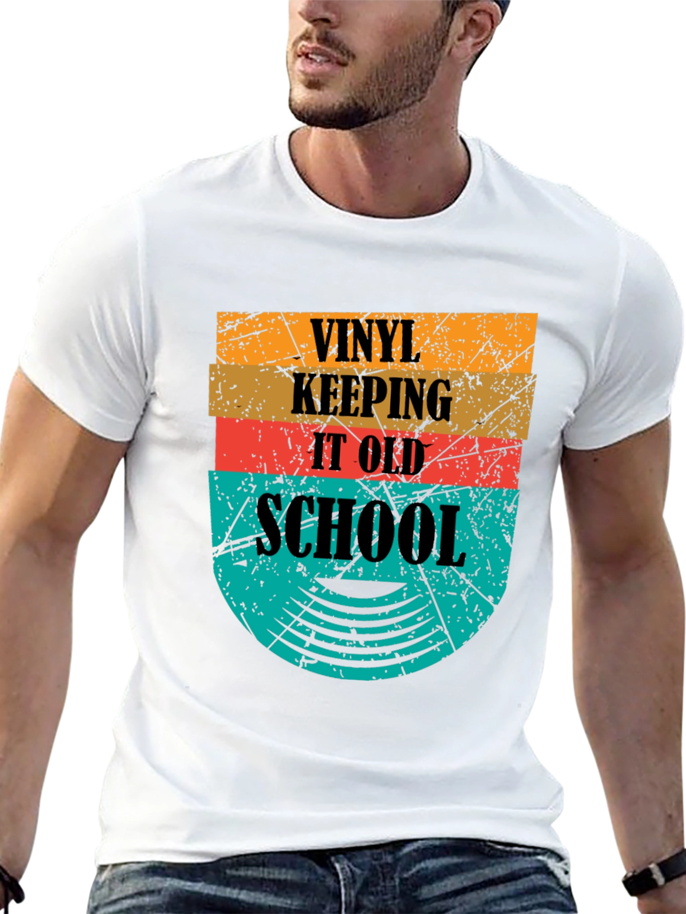 Vinyl Keeping It Old School Tee