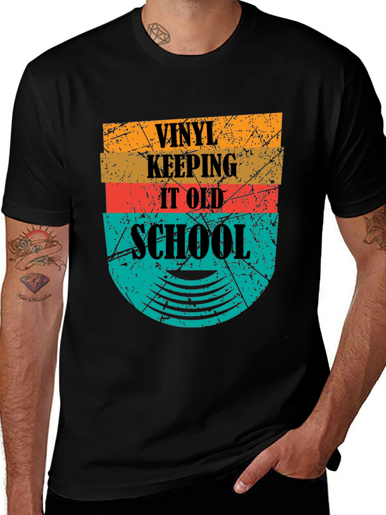 Vinyl Keeping It Old School Tee