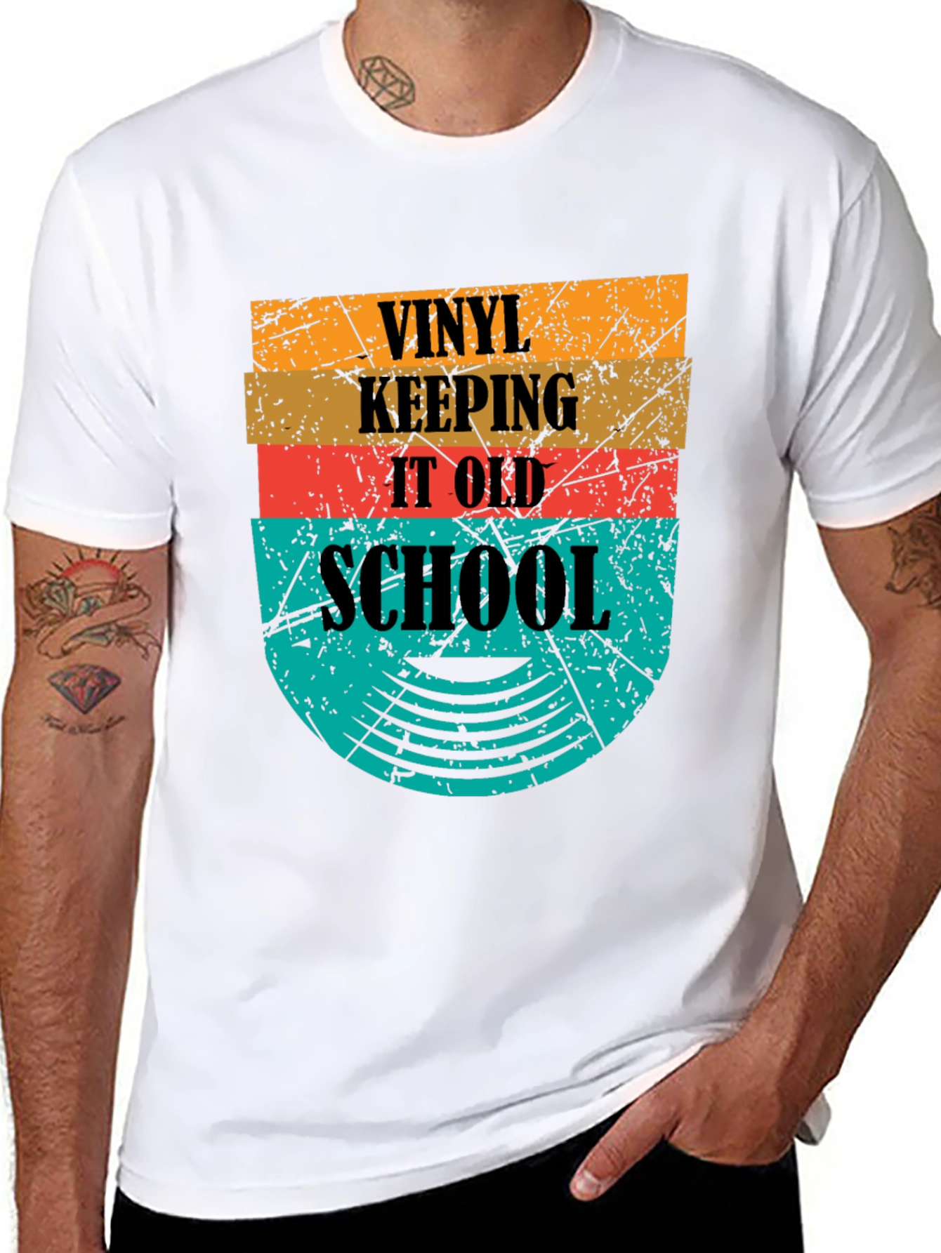 Vinyl Keeping It Old School Tee