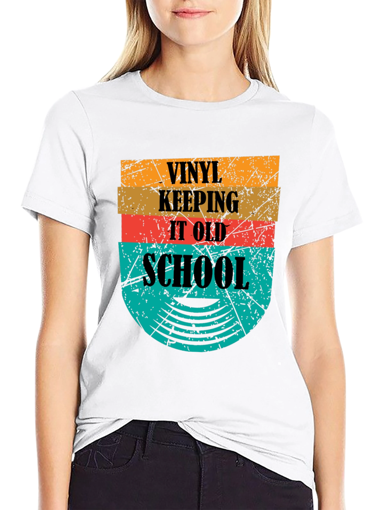 Vinyl Keeping It Old School Tee