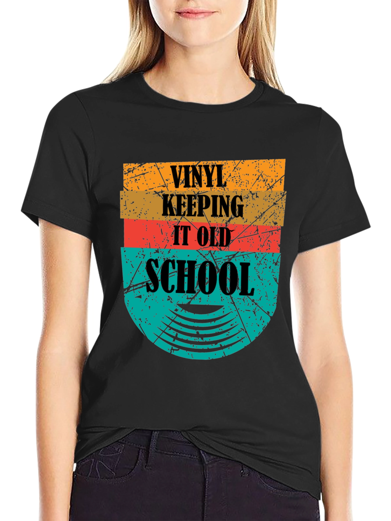 Vinyl Keeping It Old School Tee