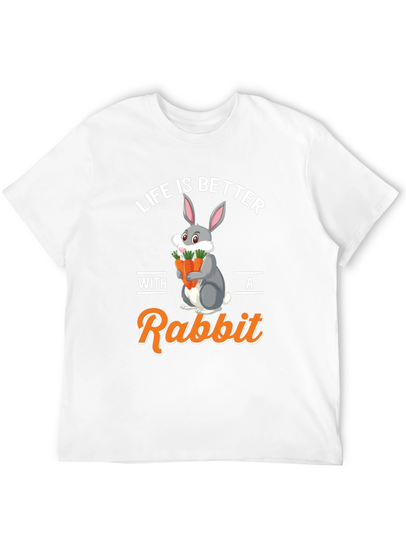 Life is Better with a Rabbit Graphic Tee
