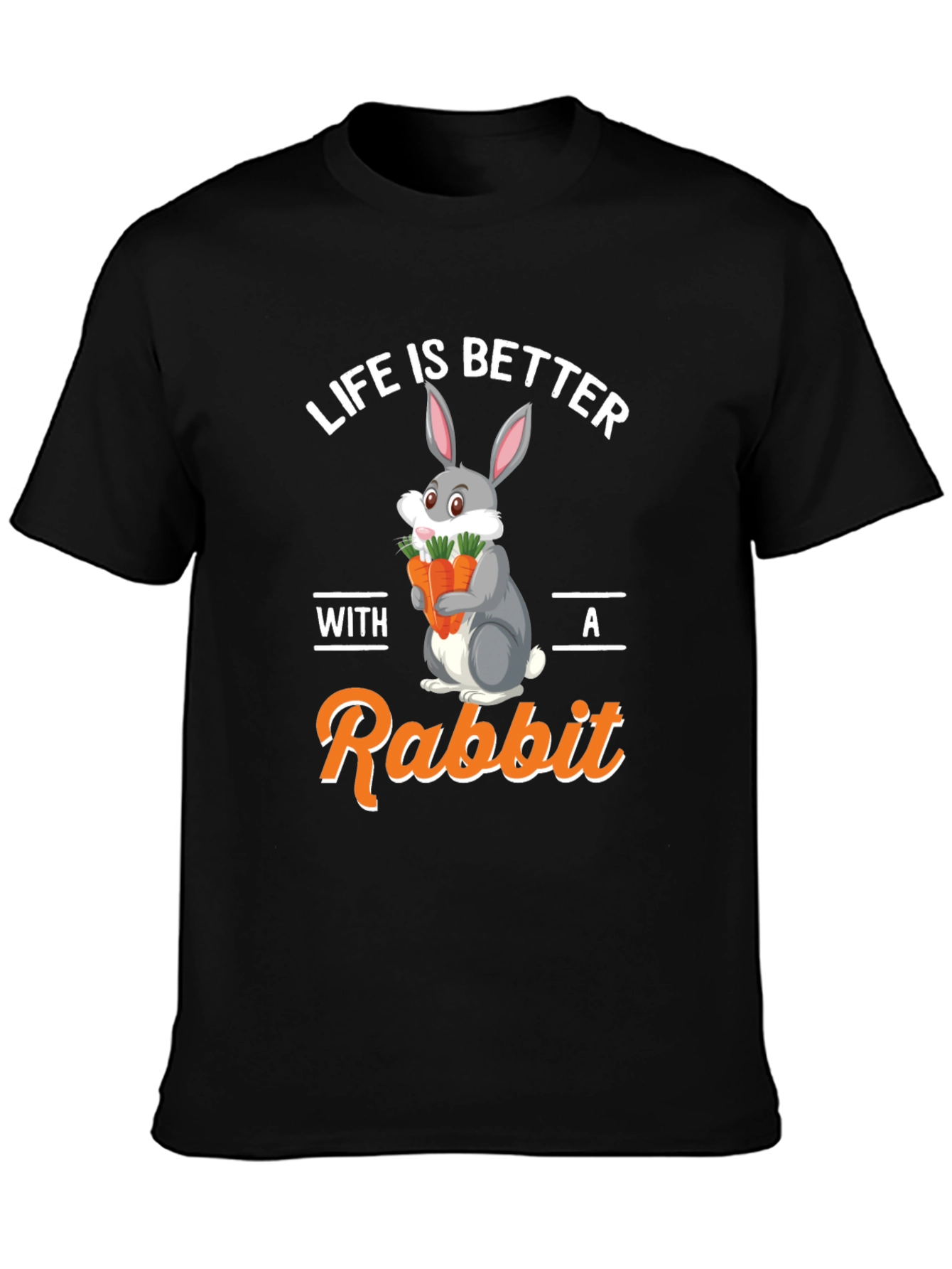Life is Better with a Rabbit Graphic Tee