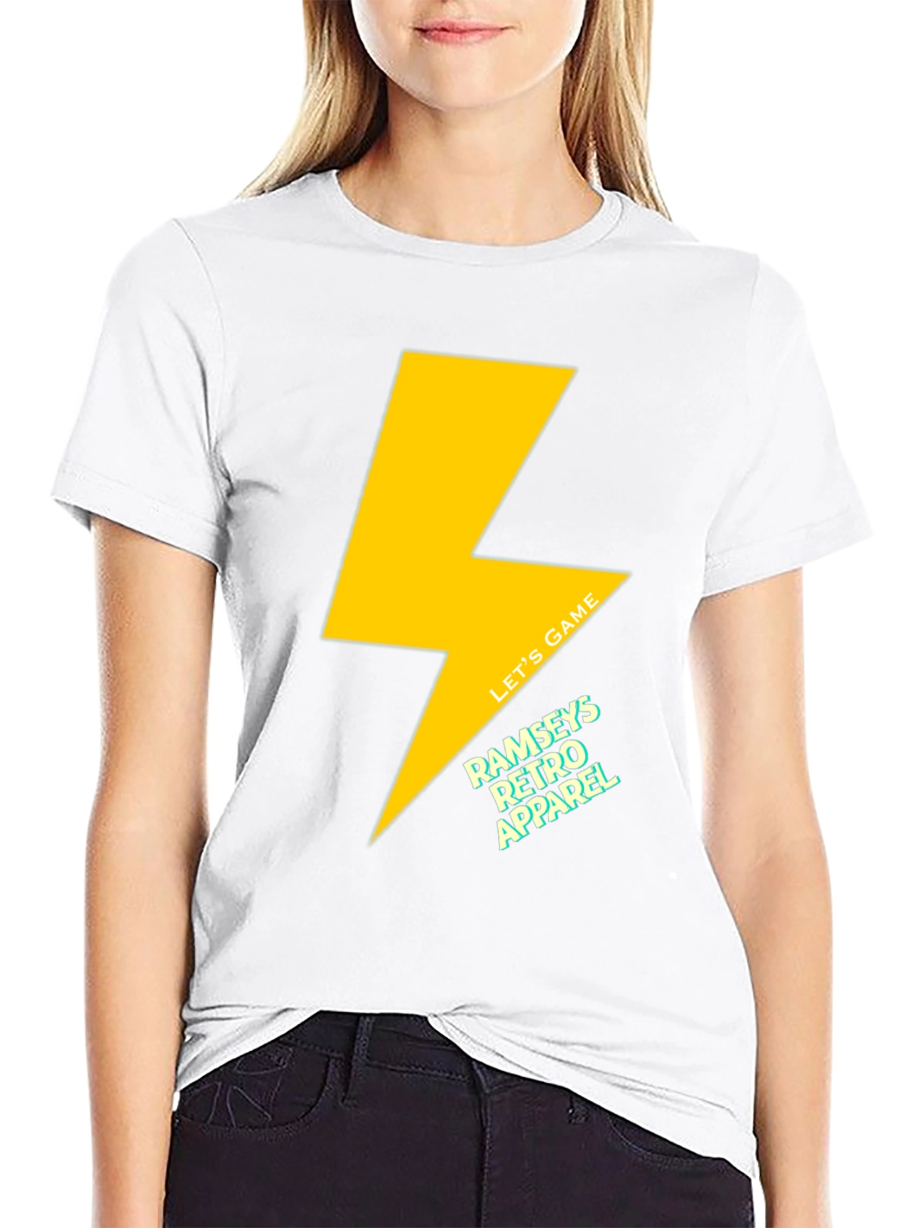 Retro Lightning Bolt T-Shirt - Game On!