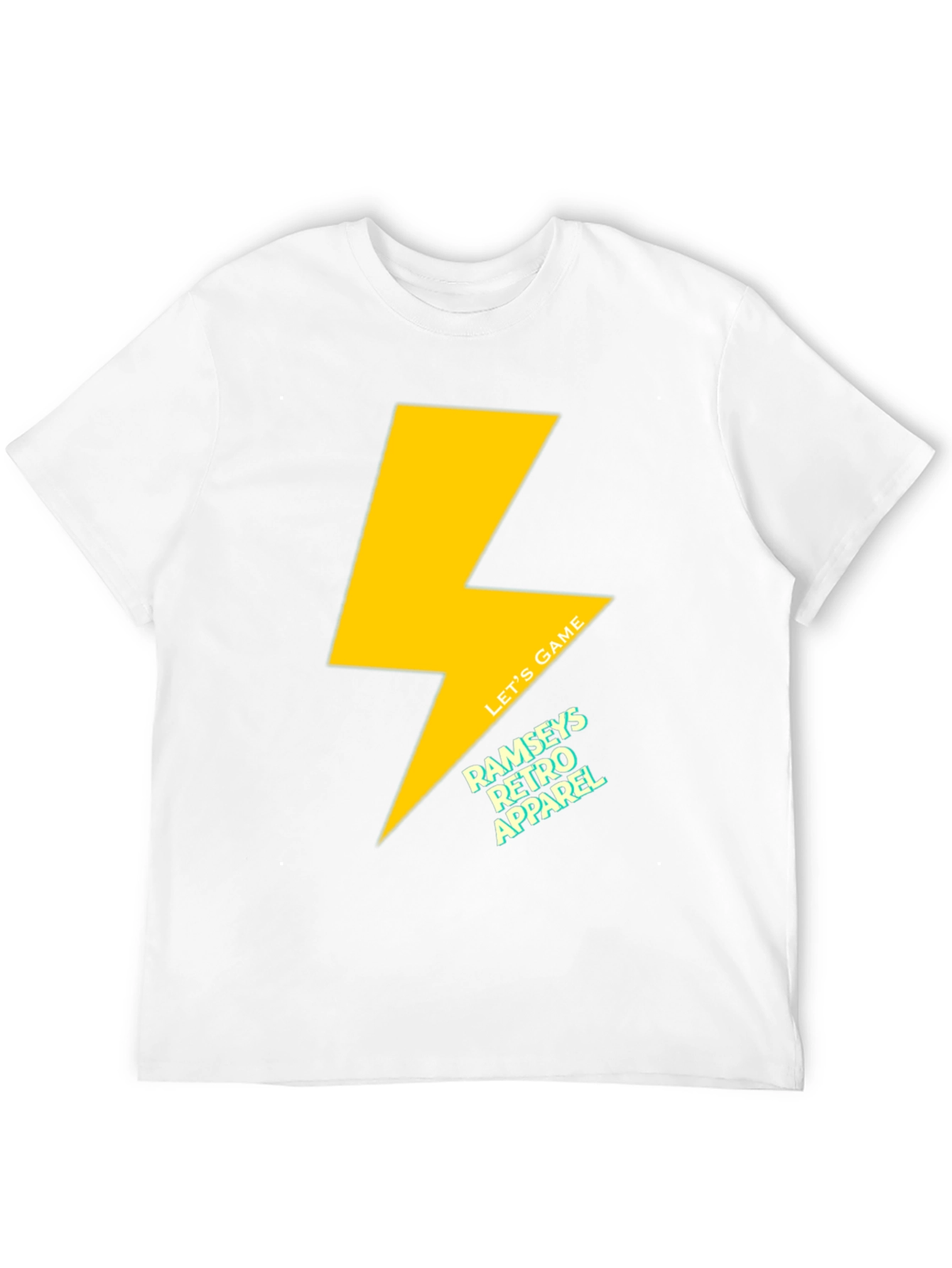 Retro Lightning Bolt T-Shirt - Game On!