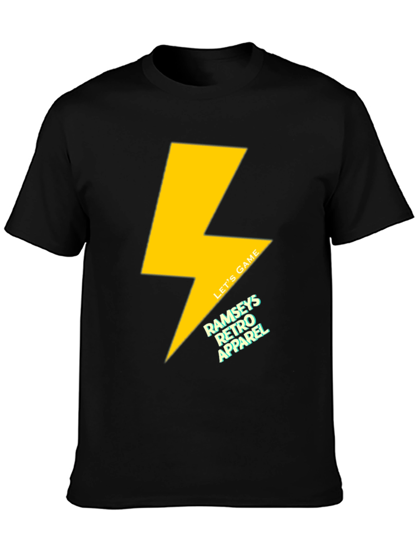 Retro Lightning Bolt T-Shirt - Game On!