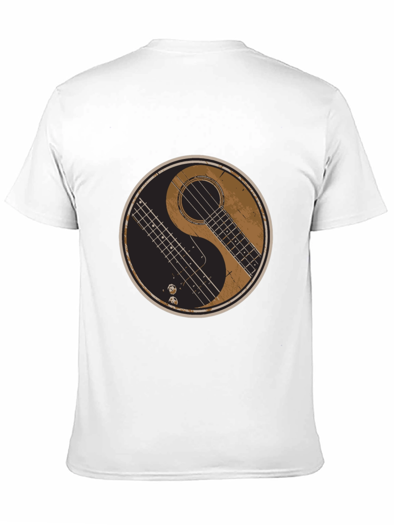Yin Yang Guitar Bass T-Shirt