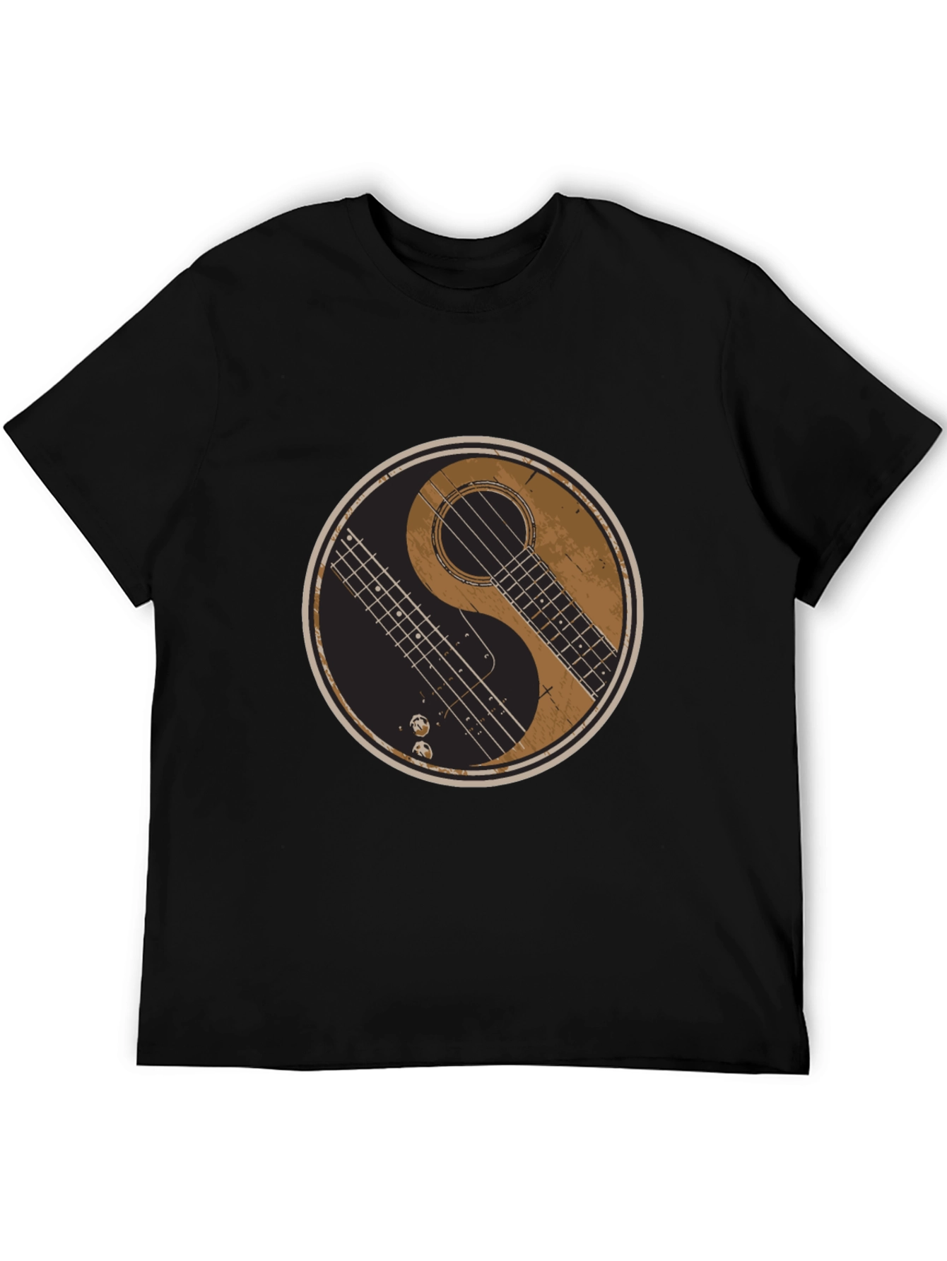 Yin Yang Guitar Bass T-Shirt