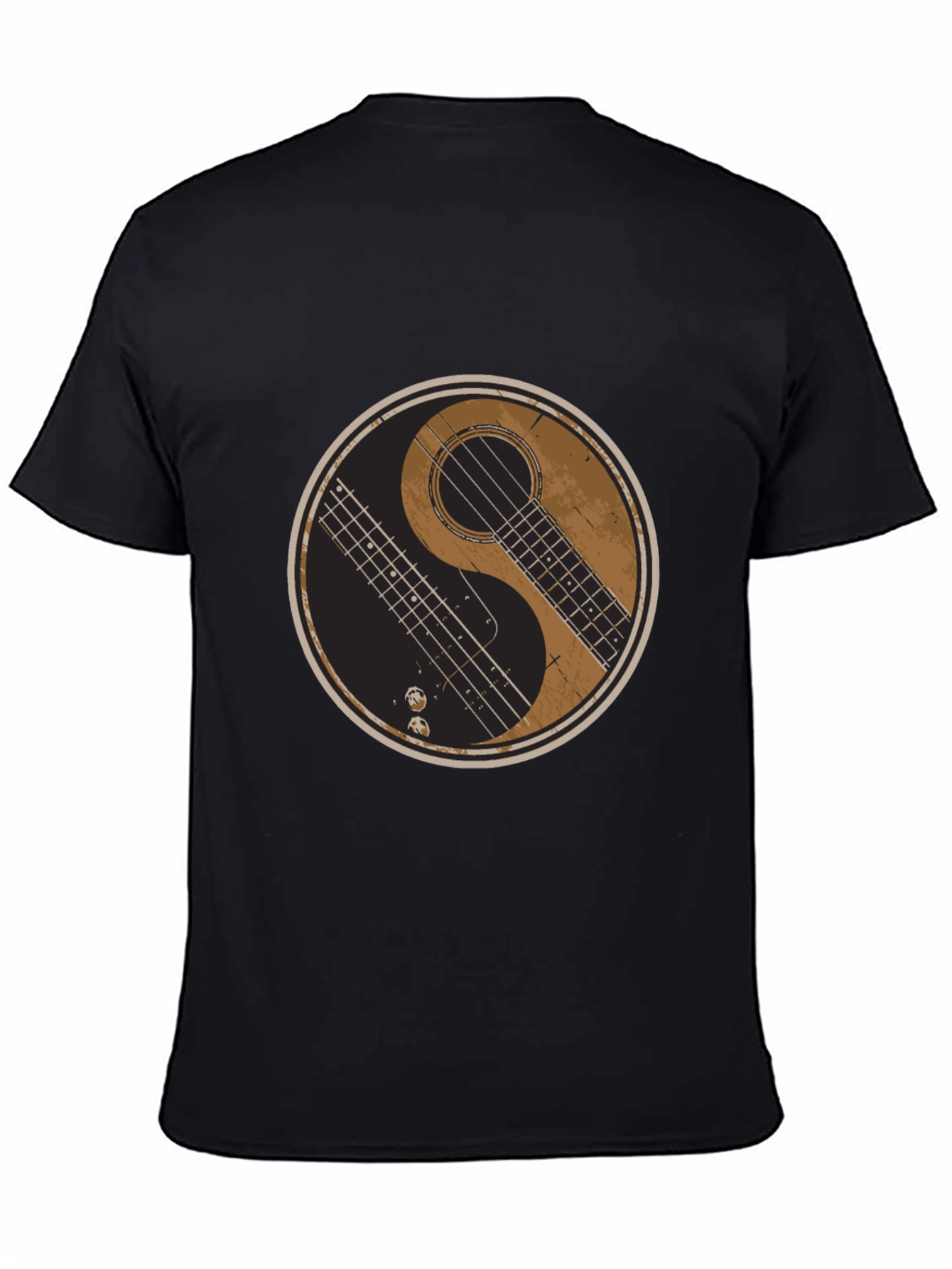 Yin Yang Guitar Bass T-Shirt