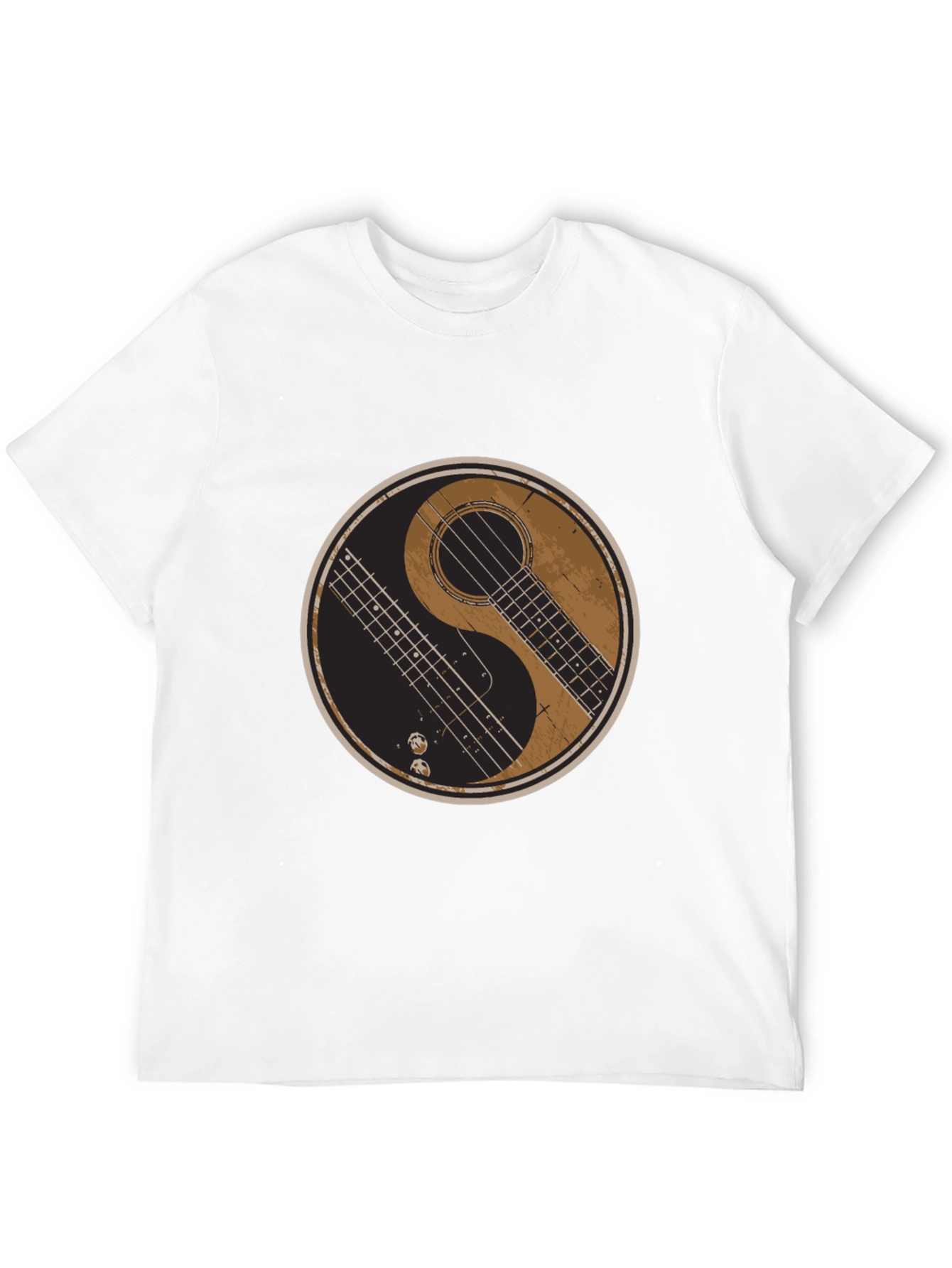 Yin Yang Guitar Bass T-Shirt