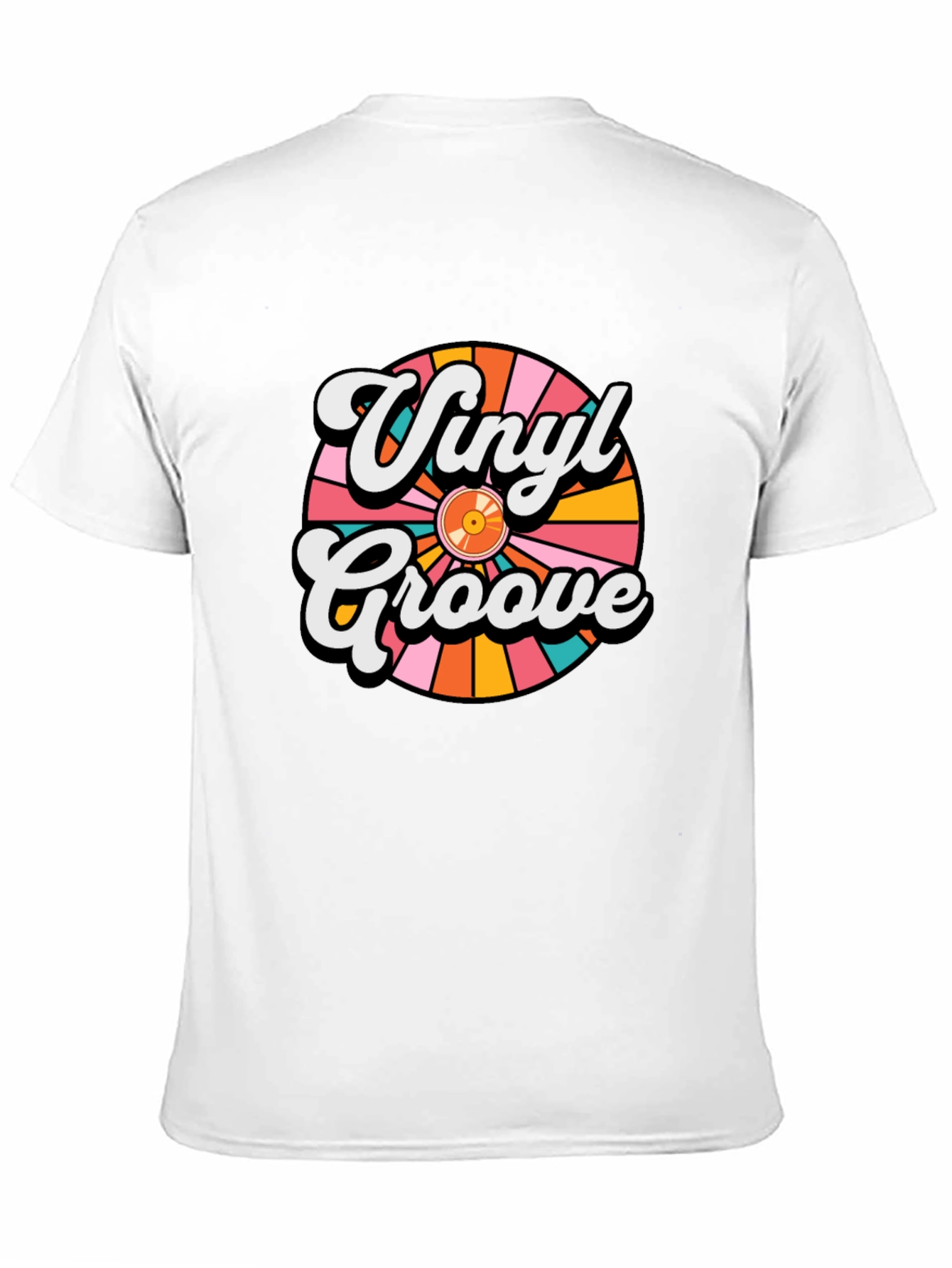 Vinyl Groove Retro Graphic T-Shirt