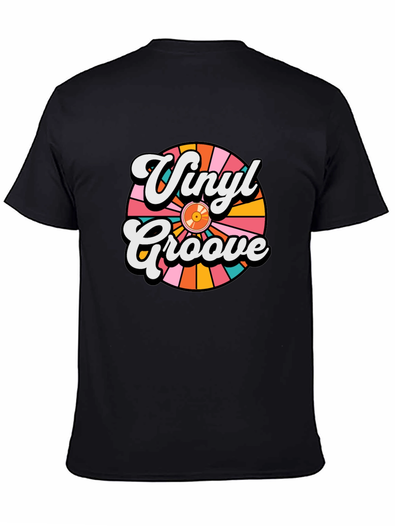 Vinyl Groove Retro Graphic T-Shirt