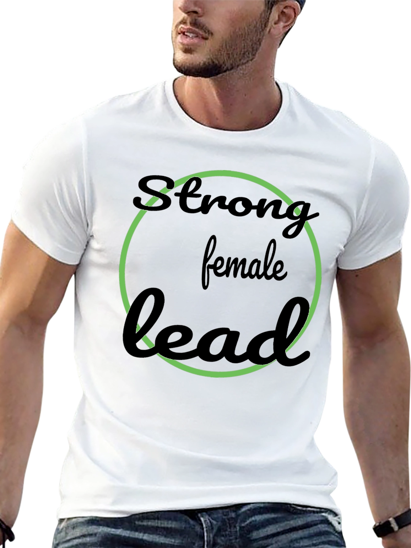 Strong Female Lead Black Graphic Tee