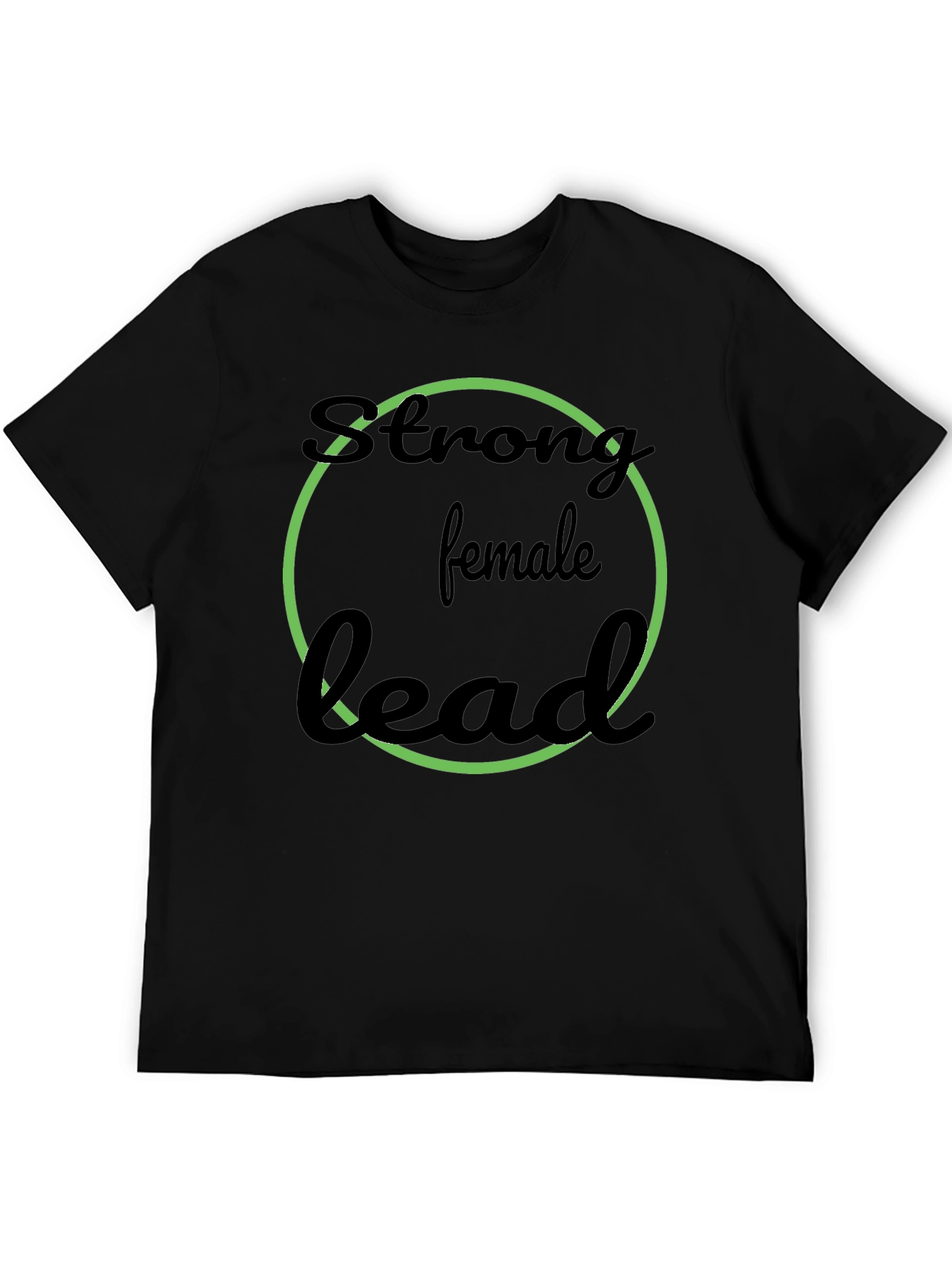Strong Female Lead Black Graphic Tee
