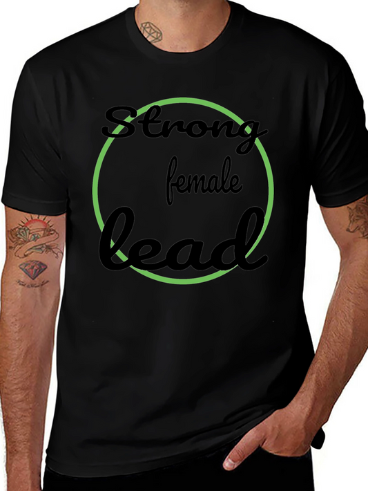 Strong Female Lead Black Graphic Tee