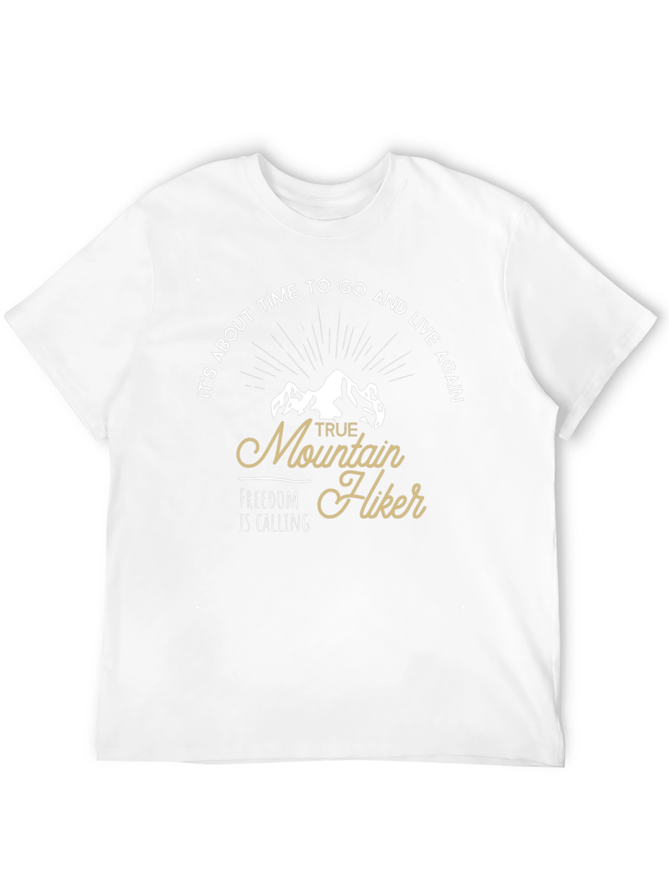 Mountain Hiker Black T-Shirt - Adventure Ready