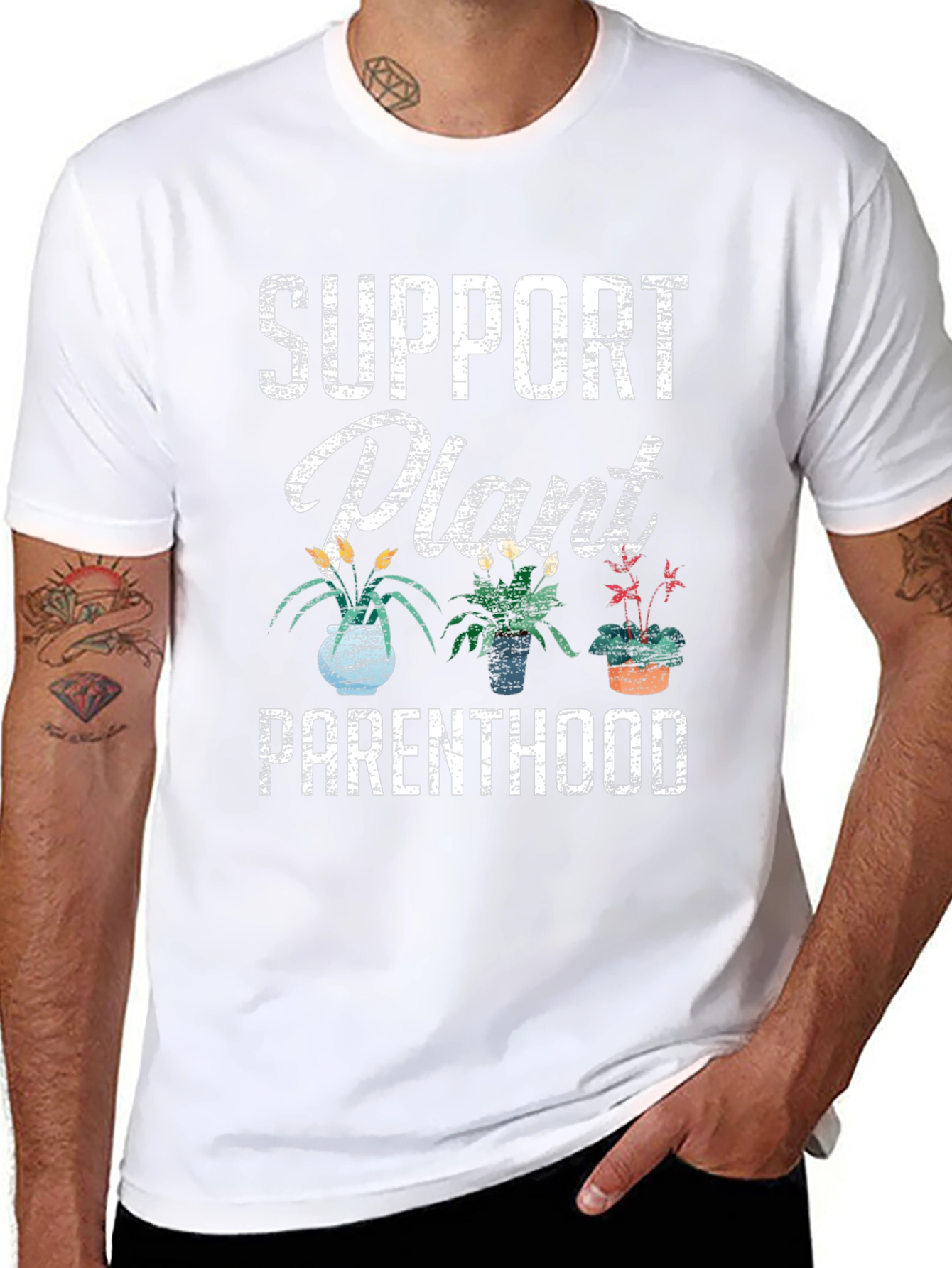 Support Plant Parenthood Graphic T-Shirt