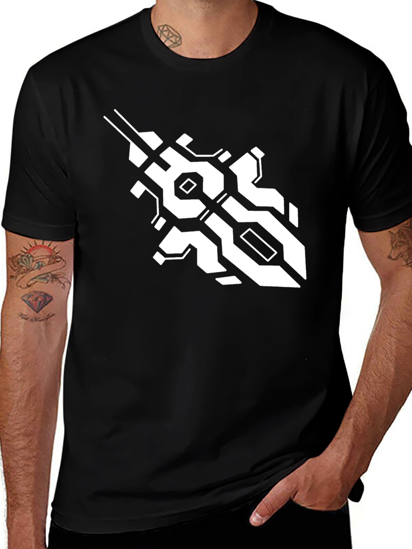 Sci-Fi Arrow Graphic T-Shirt