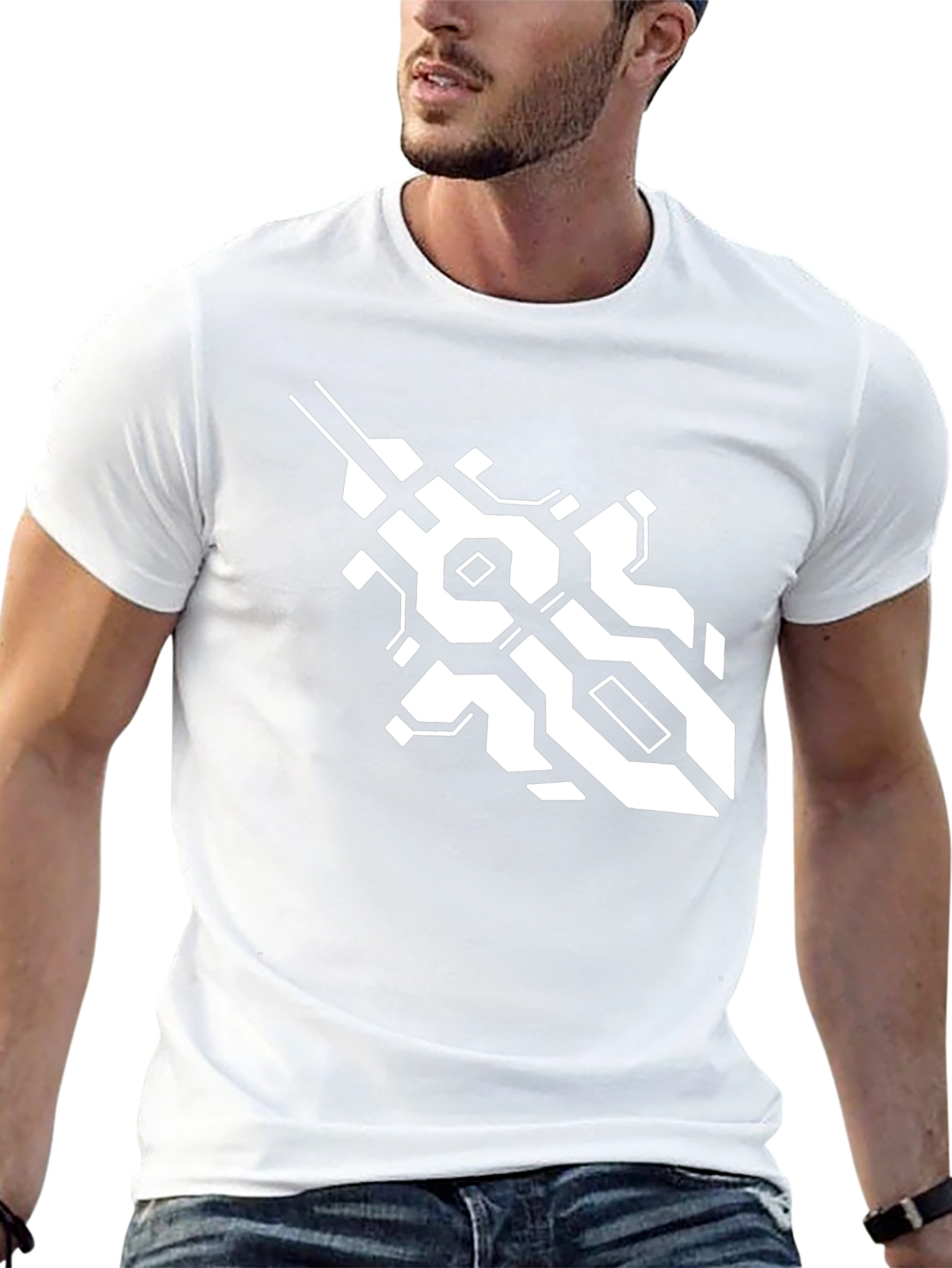 Sci-Fi Arrow Graphic T-Shirt