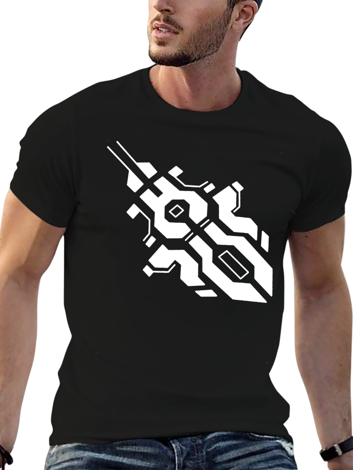 Sci-Fi Arrow Graphic T-Shirt