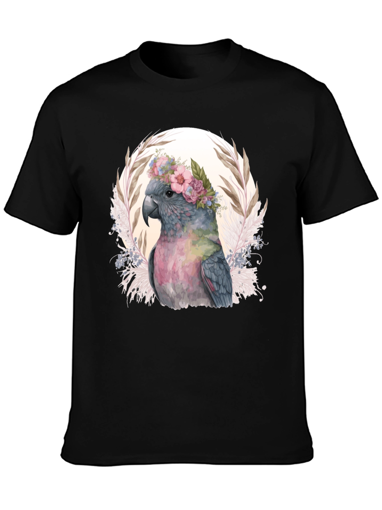 Floral Cockatoo Graphic Tee