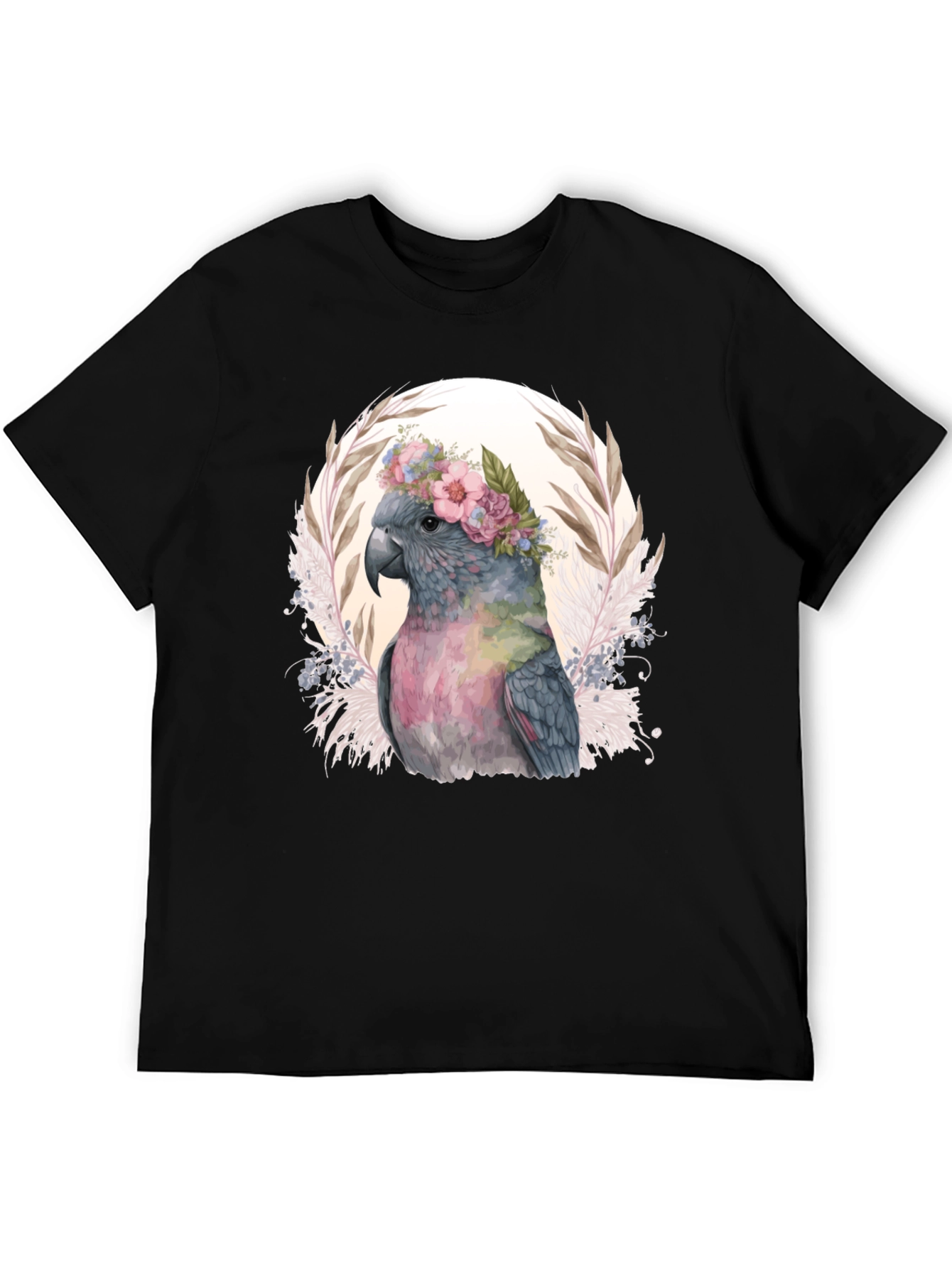 Floral Cockatoo Graphic Tee