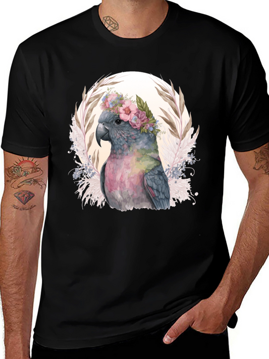 Floral Cockatoo Graphic Tee