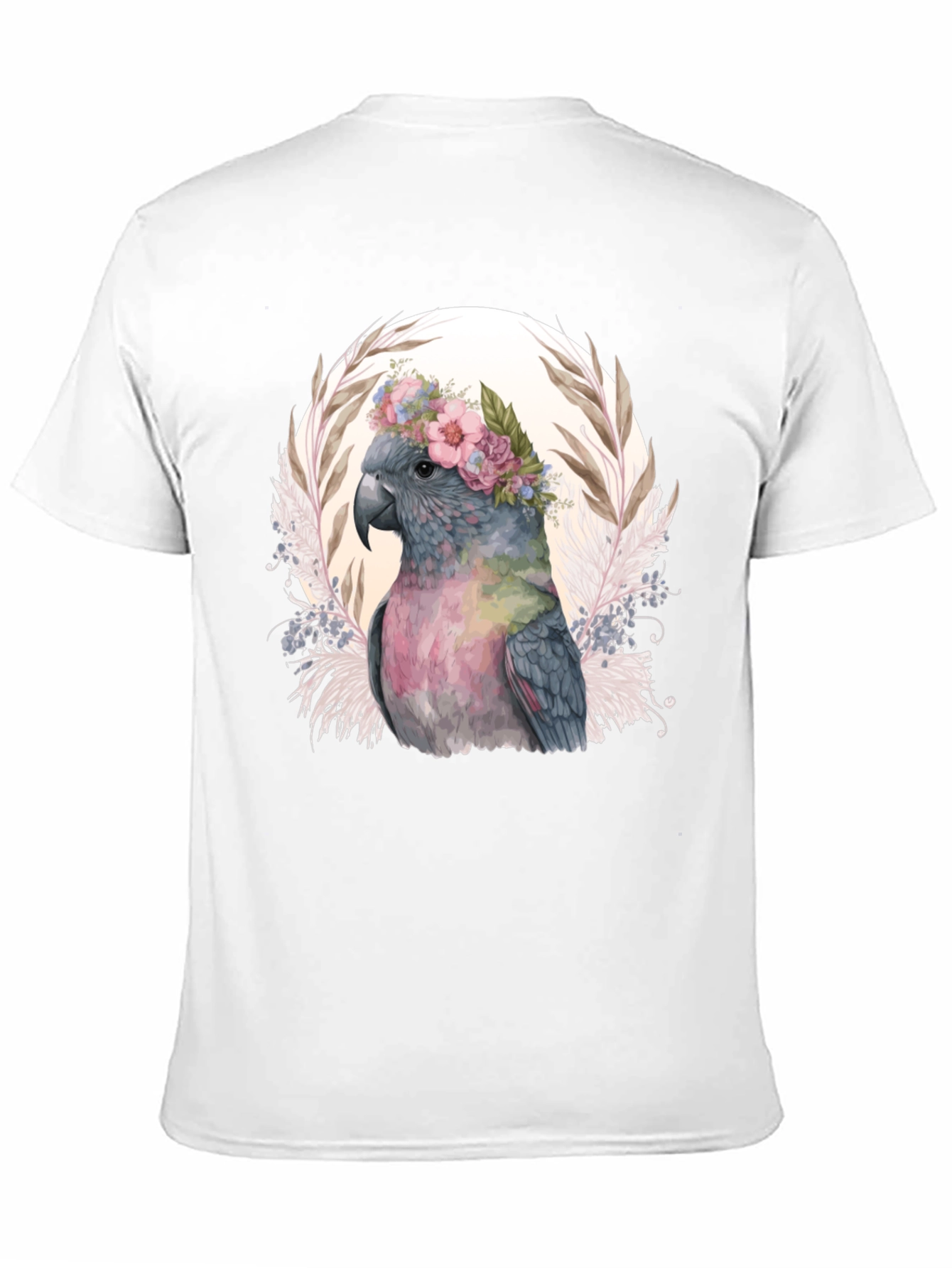 Floral Cockatoo Graphic Tee