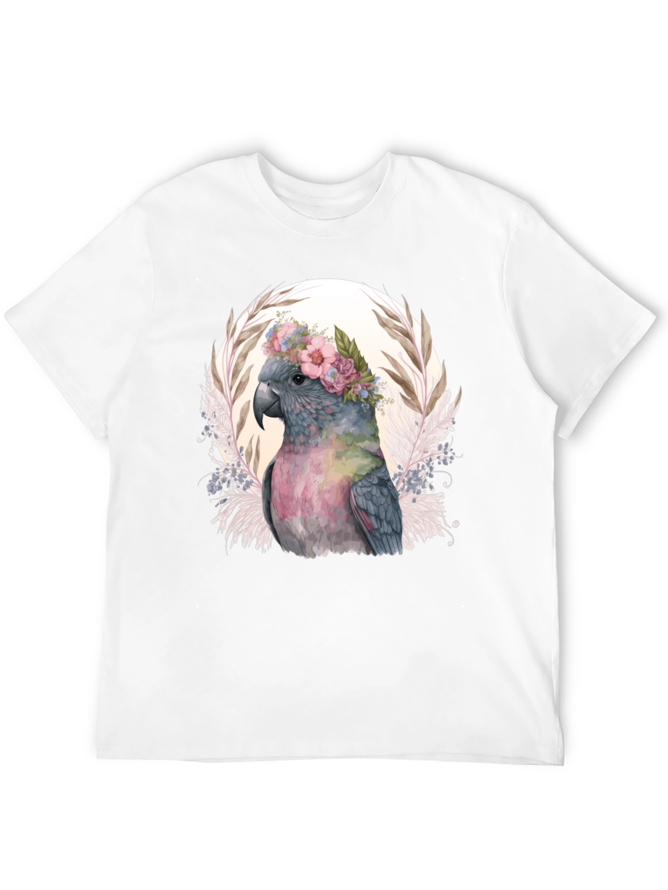 Floral Cockatoo Graphic Tee