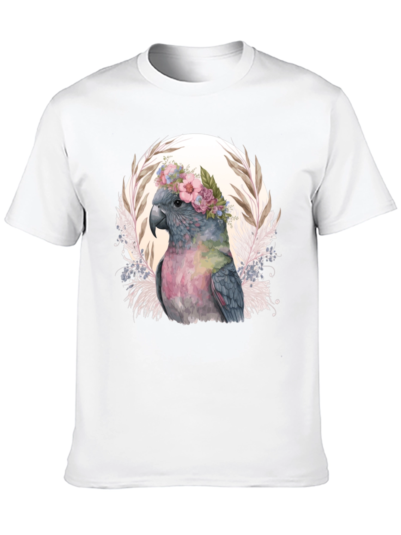 Floral Cockatoo Graphic Tee
