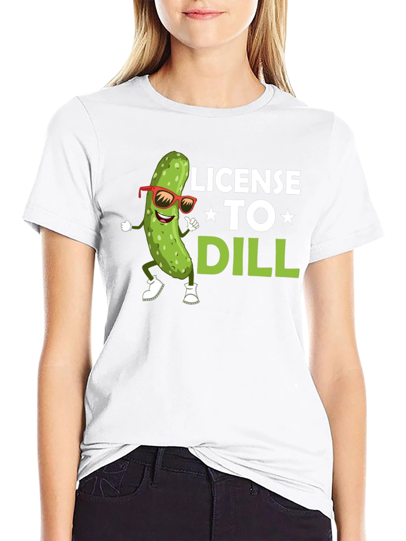 License to Dill Pickle Graphic T-Shirt
